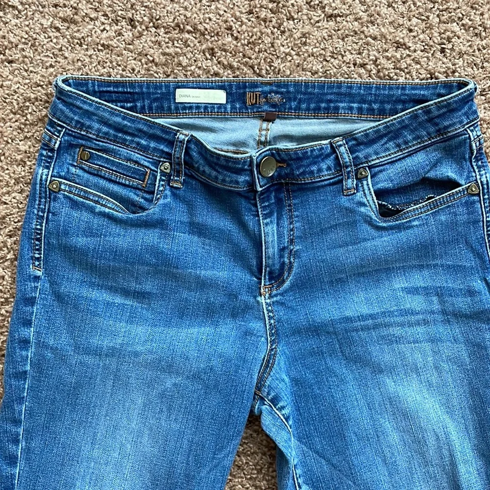 Kut from the Kloth Diana Skinny Jean size 14 - Picture 2 of 5
